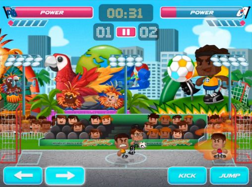 World soccer: Striker - Android game screenshots.
