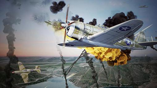 Gameplay of the World warplane war: Warfare sky for Android phone or tablet.