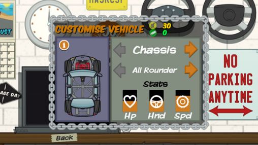 Wreck'em racing - Android game screenshots.