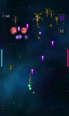 Gameplay of the X Fleet for Android phone or tablet.