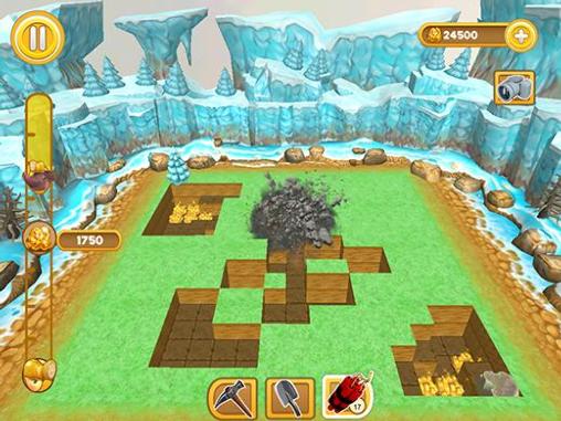 Gameplay of the Yukon gold for Android phone or tablet.