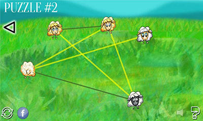 Gameplay of the Cut a Sheep! for Android phone or tablet.