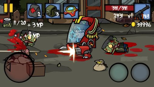 Gameplay of the Zombie age 2 for Android phone or tablet.