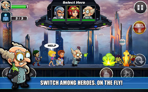 Zombie busters squad - Android game screenshots.