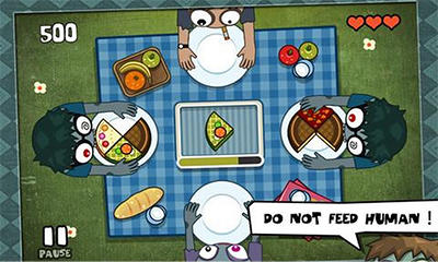 Gameplay of the Zombie Cake for Android phone or tablet.