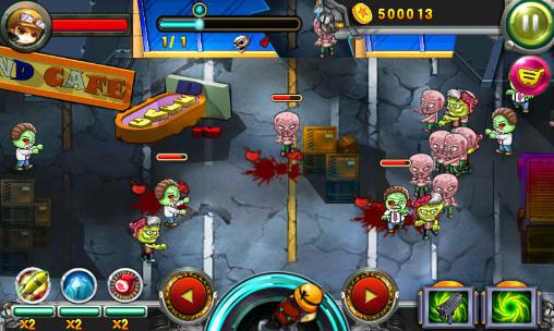 Zombie dead defense - Android game screenshots.