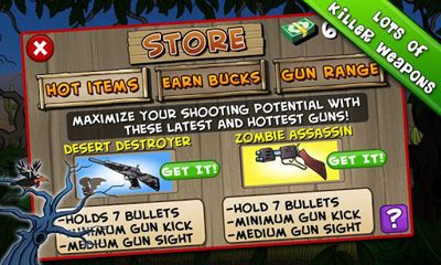 Gameplay of the Zombie Duck Hunt for Android phone or tablet.