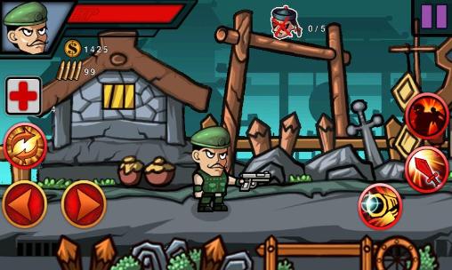Gameplay of the Zombie fighter for Android phone or tablet.