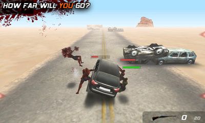 Gameplay of the Zombie Highway for Android phone or tablet.