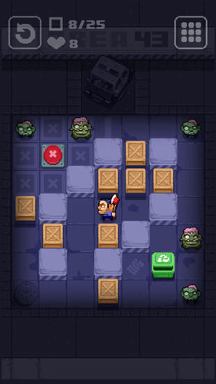 Zombie maze: Puppy rescue - Android game screenshots.