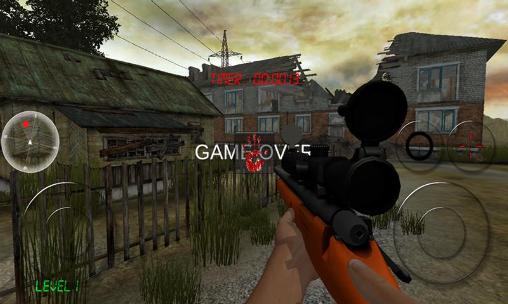 Zombie sniper - Android game screenshots.