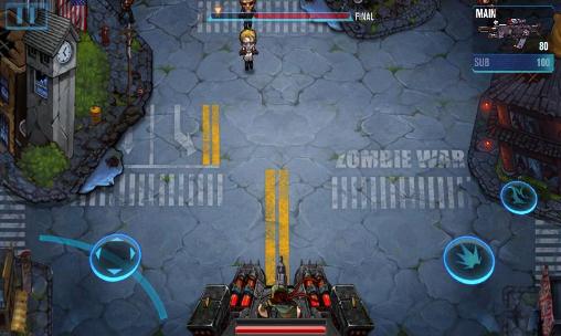 Zombie storm - Android game screenshots.