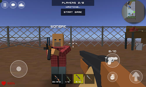 Gameplay of the Zombie strike online: FPS for Android phone or tablet.