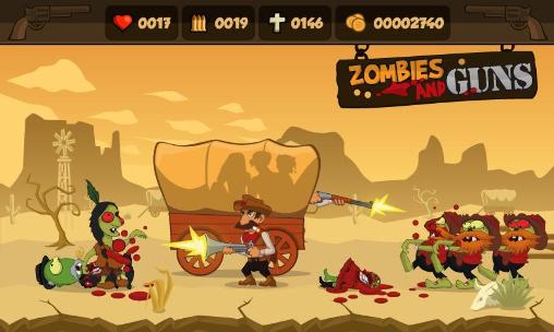 Zombies and guns - Android game screenshots.