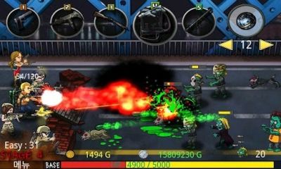 ZombieStreet - Android game screenshots.