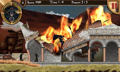 Gameplay of the Zorro Shadow of Vengeance for Android phone or tablet.