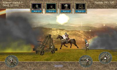 1096 AD Knight Crusades - Android game screenshots.