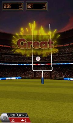 3D Flick Field Goal - Android game screenshots.