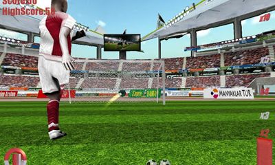 Gameplay of the 3D Goal keeper for Android phone or tablet.