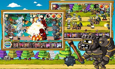 Gameplay of the 9 Heros Defence for Android phone or tablet.