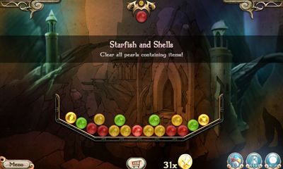 Gameplay of the Atlantis Pearls of the Deep for Android phone or tablet.