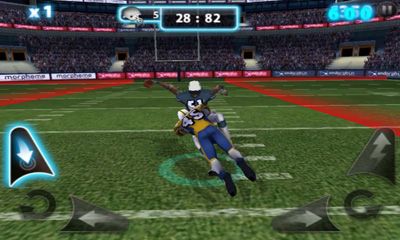 Gameplay of the Backbreaker 2 Vengeance for Android phone or tablet.