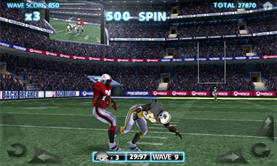 Backbreaker 3D - Android game screenshots.