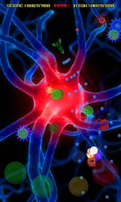 Gameplay of the Bacteria Arcade Edition for Android phone or tablet.