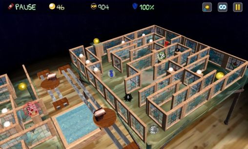 Gameplay of the Ball patrol 3D for Android phone or tablet.