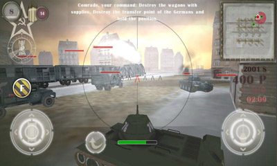 Battle Killer T34 3D - Android game screenshots.