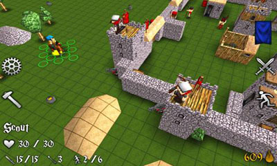 Battles and castles - Android game screenshots.