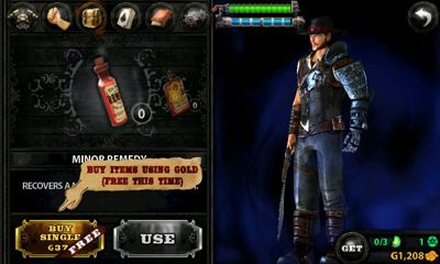 Gameplay of the Bladeslinger for Android phone or tablet.