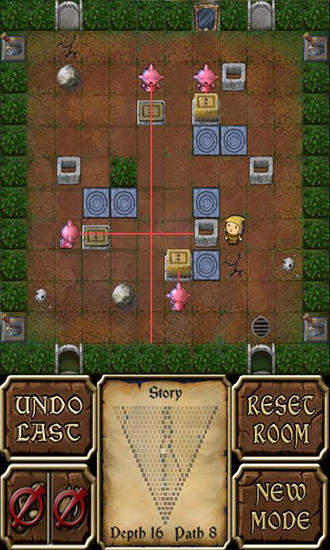 Gameplay of the Block Rogue for Android phone or tablet.