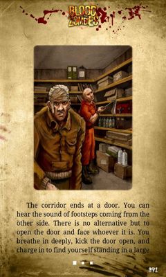 Gameplay of the Blood of the Zombies for Android phone or tablet.