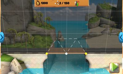 Gameplay of the Bridge Constructor Playground for Android phone or tablet.