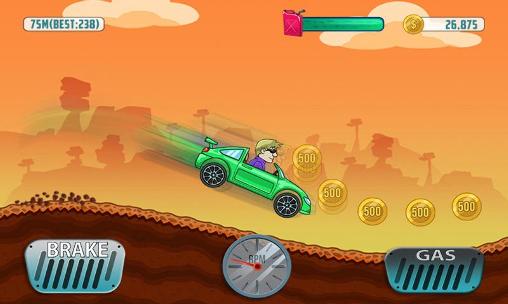 Cars: Hill climb race - Android game screenshots.