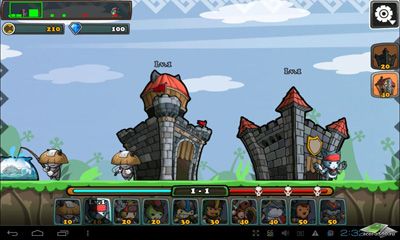 Gameplay of the Cat War for Android phone or tablet.