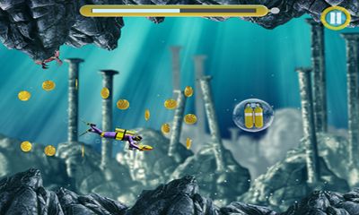 Gameplay of the Cave Diver for Android phone or tablet.