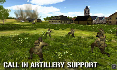 Gameplay of the Combat Mission  Touch for Android phone or tablet.