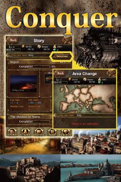 Conquista Fantasia - Android game screenshots.