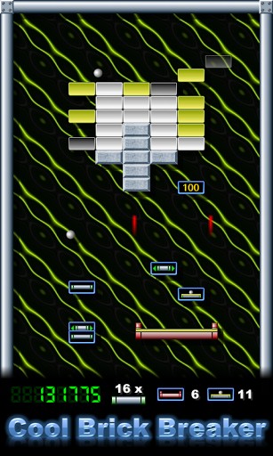 Cool brick breaker - Android game screenshots.