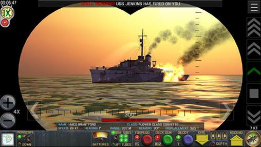 Crash dive: Tactical submarine combat - Android game screenshots.