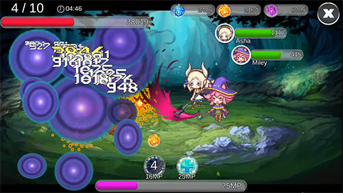 Gameplay of the Demon party for Android phone or tablet.