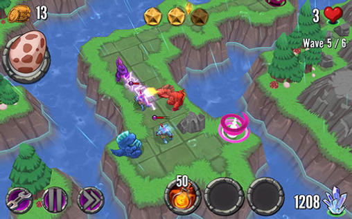 Epic dragons - Android game screenshots.
