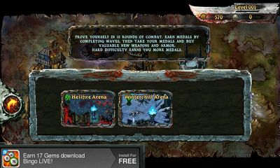 Gameplay of the Eternity Warriors for Android phone or tablet.