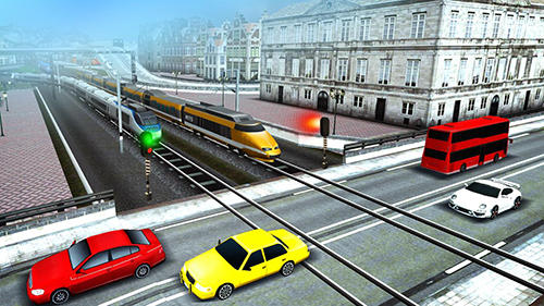 Euro train driving games - Android game screenshots.