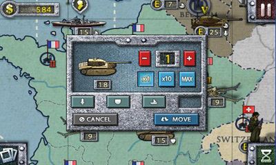 European War 2 - Android game screenshots.