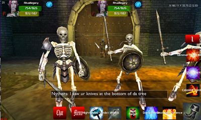 Gameplay of the Faction Wars 3D MMORPG for Android phone or tablet.