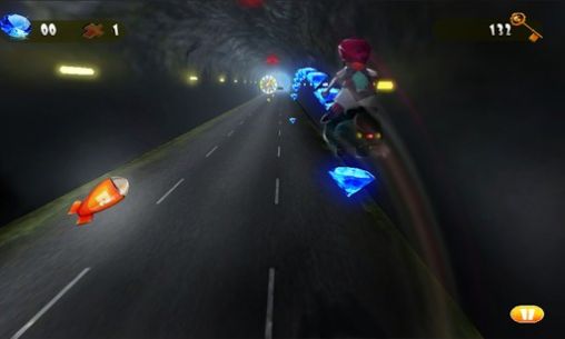 Gameplay of the Fast moto: Crazy ride 3D for Android phone or tablet.