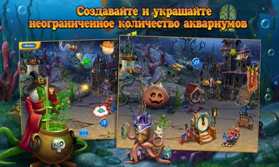 Fishdom Spooky HD - Android game screenshots.